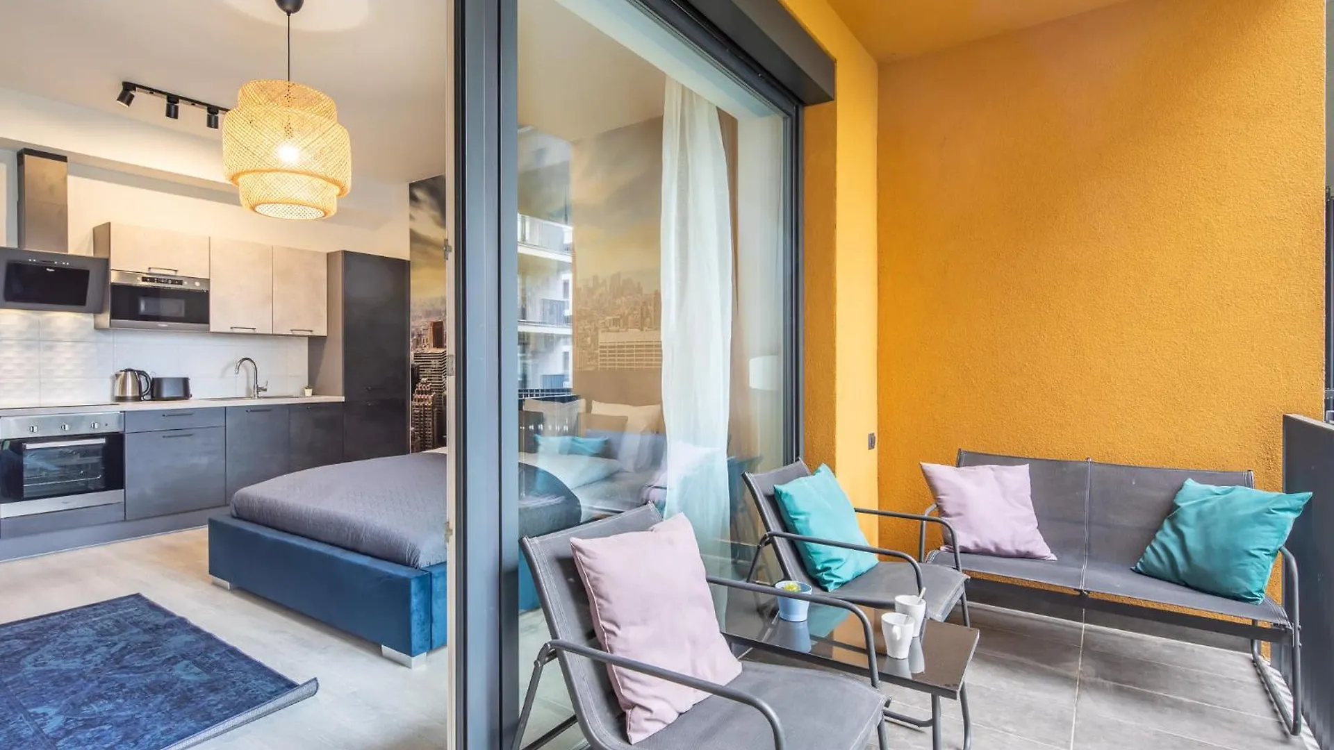 Balcony - Sunny - Modern Daire Budapeşte